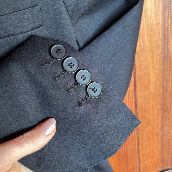 Judith and Charles Black Blazer Suit Jacket - Picture 6 of 10